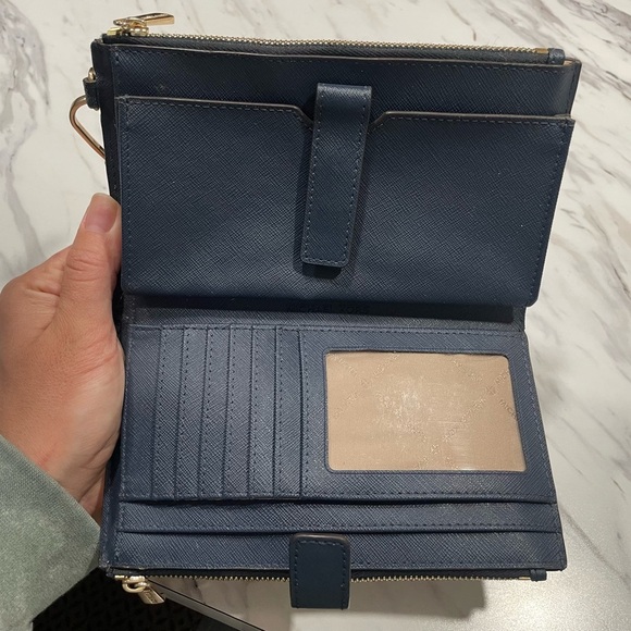 Michael Kors Blue Tote Bag and Wallet Set - Picture 5 of 12